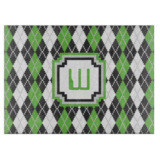 Retro-Raute Schneidebrett (Vorderseite)