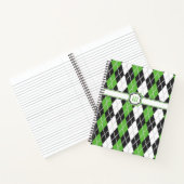 Retro Raute SpiralNotebook Notizbuch (Innenseite)