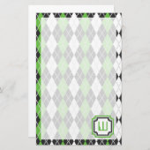 Retro Raute Stationery Briefpapier (Vorne/Hinten)