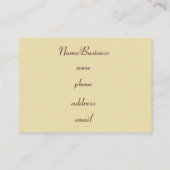 Retro-Raute-Visitenkarte Visitenkarte (Rückseite)