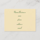 Retro-Raute-Visitenkarte Visitenkarte (Rückseite)