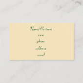 Retro-Raute-Visitenkarte Visitenkarte (Rückseite)