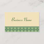 Retro-Raute-Visitenkarte Visitenkarte (Vorderseite)