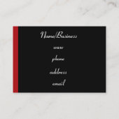 Retro-Raute-Visitenkarte Visitenkarte (Rückseite)