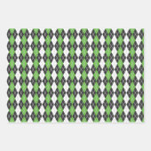 Retro Raute Wrapping Paper Set Geschenkpapier Set (Vorderseite 3)