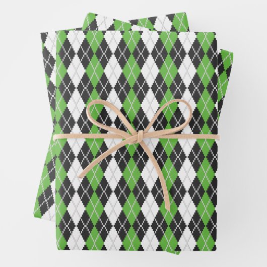 Retro Raute Wrapping Paper Set Geschenkpapier Set (Beispiel)