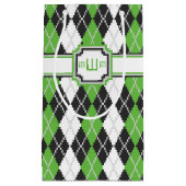 Retro Rauten-Geschenk-Tasche Kleine Geschenktüte (Vorderseite)