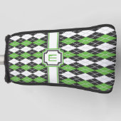 Retro Rauten-Putter-Abdeckung Golf Headcover (Vorderseite)