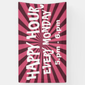 Retro Rays Black transp. + Ihr Backgr. Ideen Banner (Vertikal)