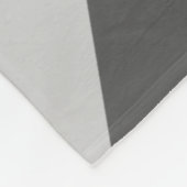 Retro Rays schwarz transparent + Ihre Idee Fleecedecke (Ecke)