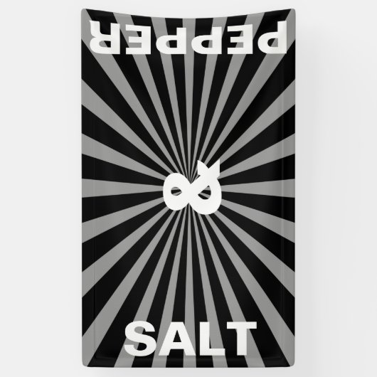 Retro Rays weiß transp. + Ihr Backgr. Ideen Banner (Vertikal)