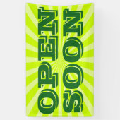 Retro Rays weiß transparent + Ihre Idee Banner (Vertikal)