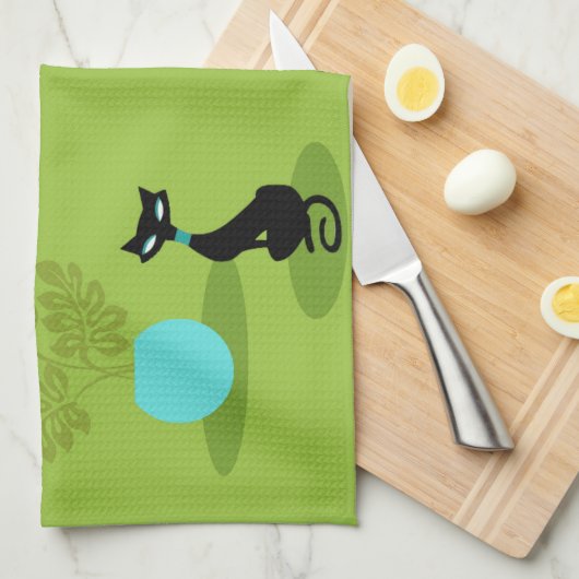 Retro Reading Frauen Küchentuch (Viertel Falte)