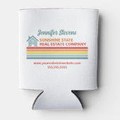 Retro Real Estate Company Open House Marketing Dosenkühler (Vorderseite)