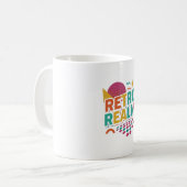 Retro Realm Kaffeetasse (Vorderseite Links)