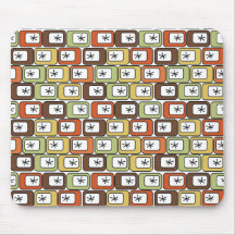 Retro-Rechtecke mit Sternexplosionen