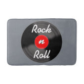 Retro Record Bath Mat Rug Badematte (Vorderseite)