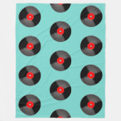 Retro Record Blanket Fleecedecke (Vorderseite)