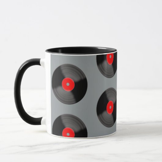 Retro Record Coffee Tasse (Links)