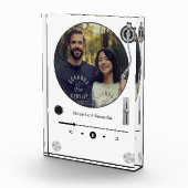 Retro Record Music Themed Add Your Own Photo Fotoblock (Rechts)