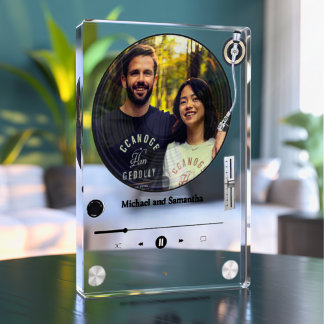 Retro Record Music Themed Add Your Own Photo Fotoblock