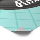 Retro Record Music Wall Art Poster Print Deco (Ecke)