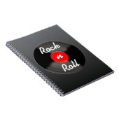 Retro Record Notebook Gift Notizblock (Rechte Seite)