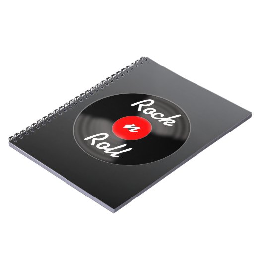Retro Record Notebook Gift Notizblock (Linke Seite)
