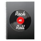 Retro Record Notebook Gift Notizblock (Vorderseite)