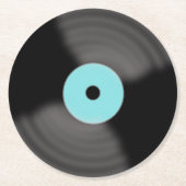 Retro Record Paper Drink Party Untersetzer (Vorderseite)