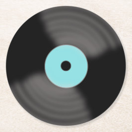 Retro Record Paper Drink Party Untersetzer