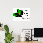 Retro Record Player Poster (Heimbüro)