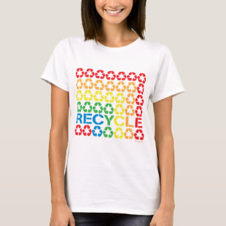retro recyceln Sie T-Shirt