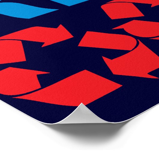 Retro-Recycle Poster (Ecke)