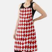 Retro Red Argyle Chef’s Apron Schürze (InSitu)