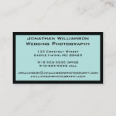 Retro Red Camera Fotografy Business Cards Visitenkarte (Rückseite)