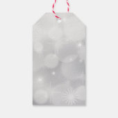 Retro Red Car mit einem Weihnachtsbaum Geschenkanhänger (Rückseite)