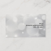 Retro Red Car mit einem Weihnachtsbaum Visitenkarte (Rückseite)