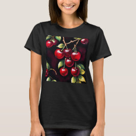 Retro Red Cherries T-Shirt