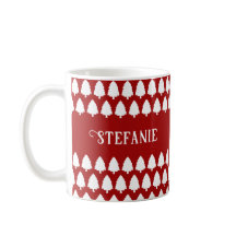 Retro Red Christmas Moderne Minimal einzigartig Cu