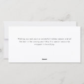 Retro Red Farm Barn Weihnachten Unternehmen (Rückseite)