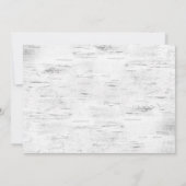 Retro Red Farm Truck Birch Weihnachtsfeiertag Aben Einladung (Rückseite)