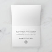 Retro Red Farm Truck Weihnachten Firmengrüße (Innenseite)