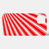 Retro Red Funky Sun Rays Hintergrund Case-Mate iPhone Hülle (Rückseite (Horizontal))
