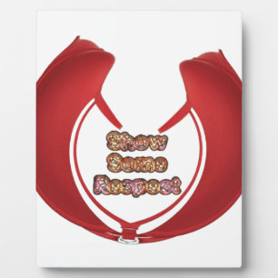 Retro Red Hakuna Matata Geschenke zeigen etwas Res Fotoplatte