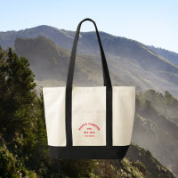 Retro Red Happy Camper Camping Crew Black Trim