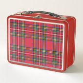 Retro Red Kariert Lunch Box (Vorderseite)
