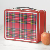 Retro Red Kariert Lunch Box (Beispiel)