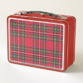 Retro Red Kariert Lunch Box (Rückseite)