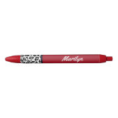 Retro Red Leopard Print Pens Geschenk Kugelschreiber (Vorderseite)